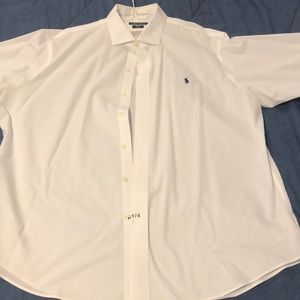 Polo Ralph Lauren Slim Fit White Dress Shirt XXL
